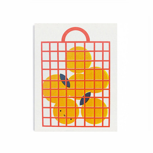 Seville Orange Bag Mini Card