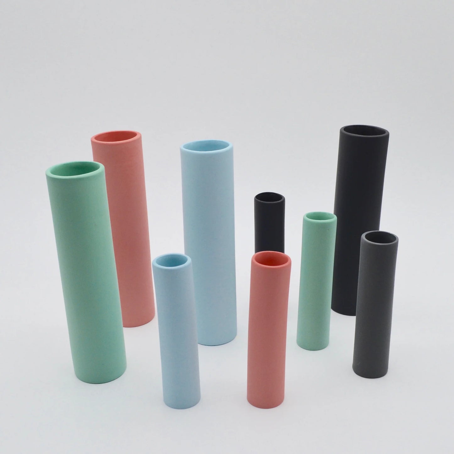 Medium Stem Vase in Blue