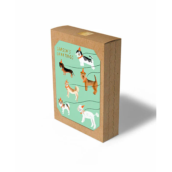 Carolyn Suzuki Out for a Winter Walk - Box of Christmas Eight Cards