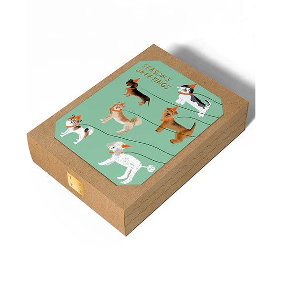 Carolyn Suzuki Out for a Winter Walk - Box of Christmas Eight Cards