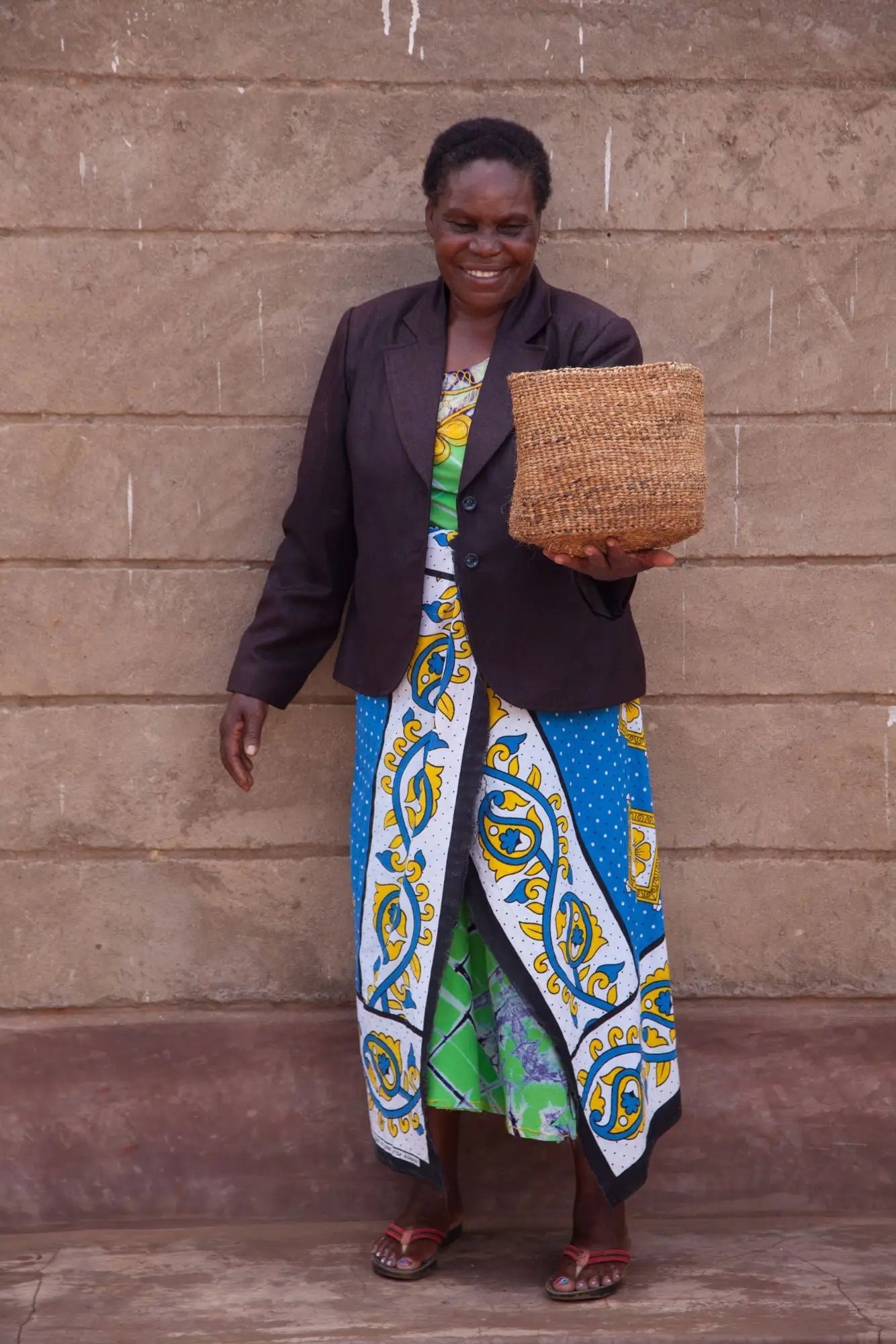 Banana Fibre Woven Basket