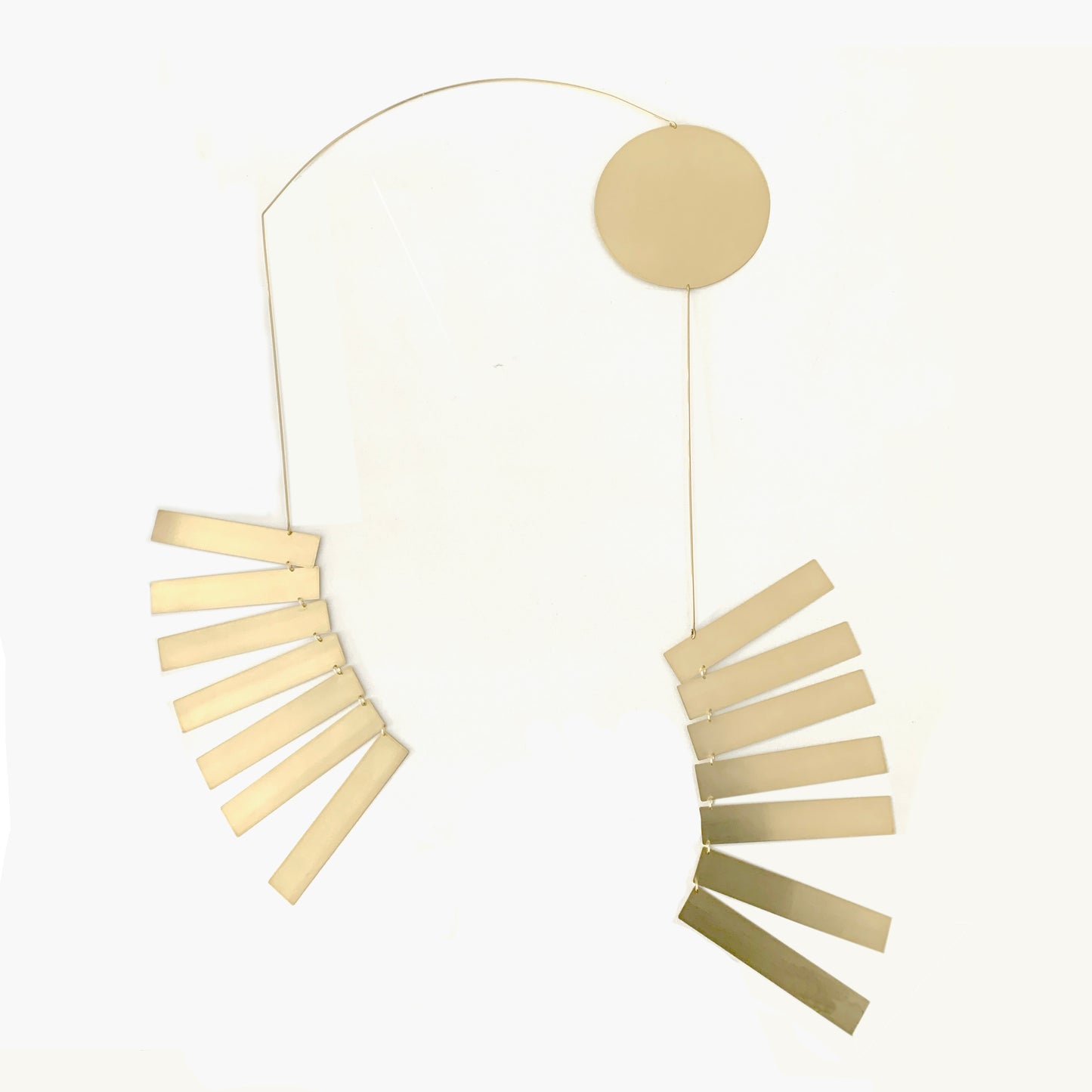 Rays in Brass Mobile