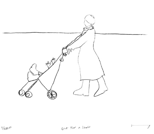 Out for a Stroll Screen Print