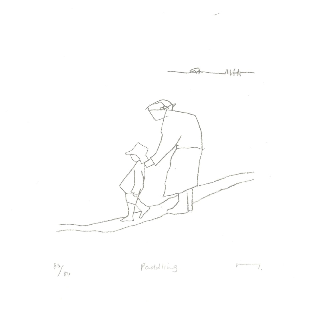 Paddling Screen Print