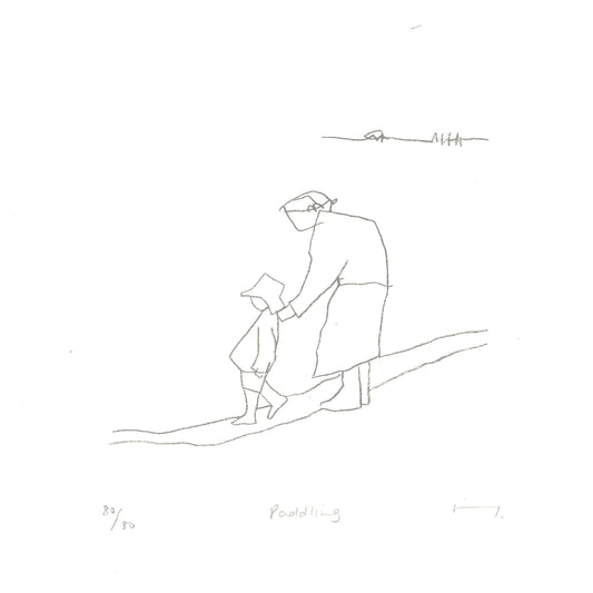 Paddling Screen Print