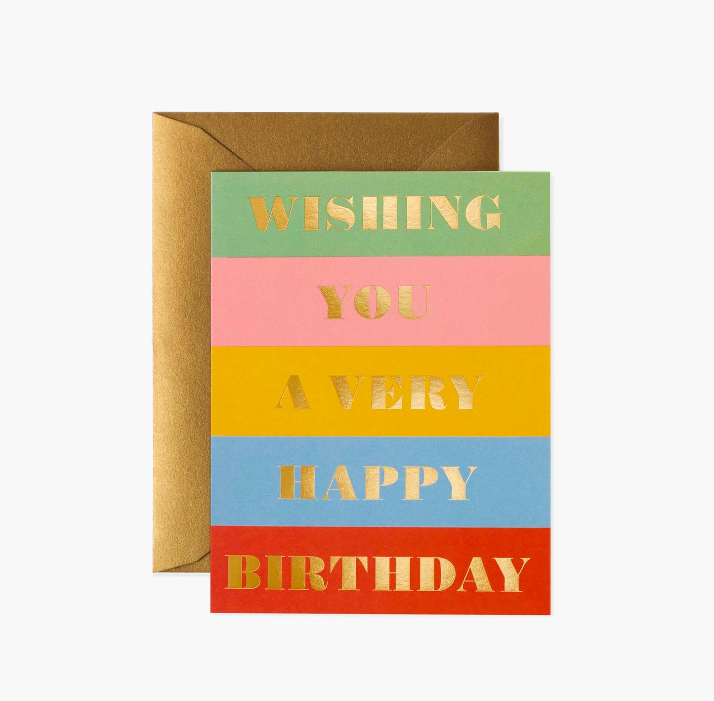 Block Colour Birthday Card
