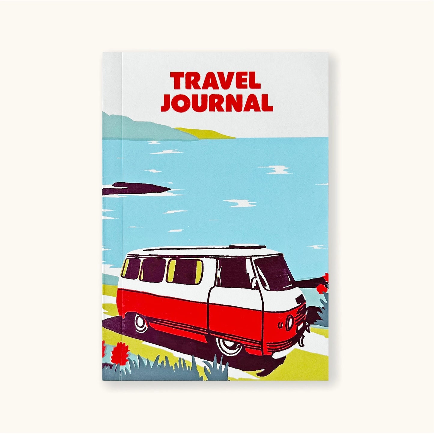 Camper Van Journal with lined, plain and dot grid pages and integrated envelopes