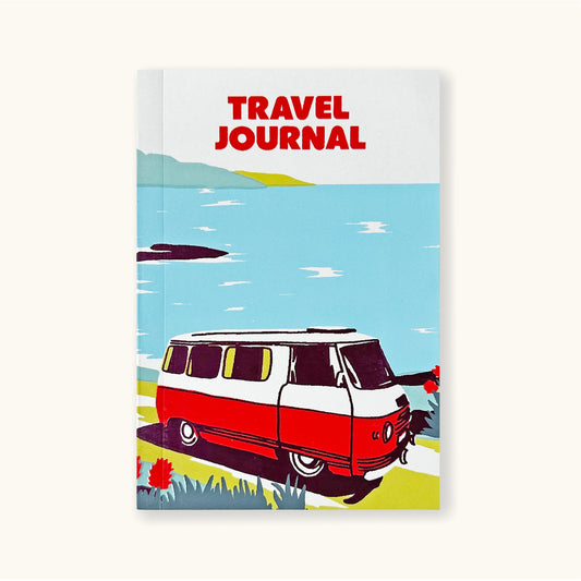 Camper Van Journal with lined, plain and dot grid pages and integrated envelopes