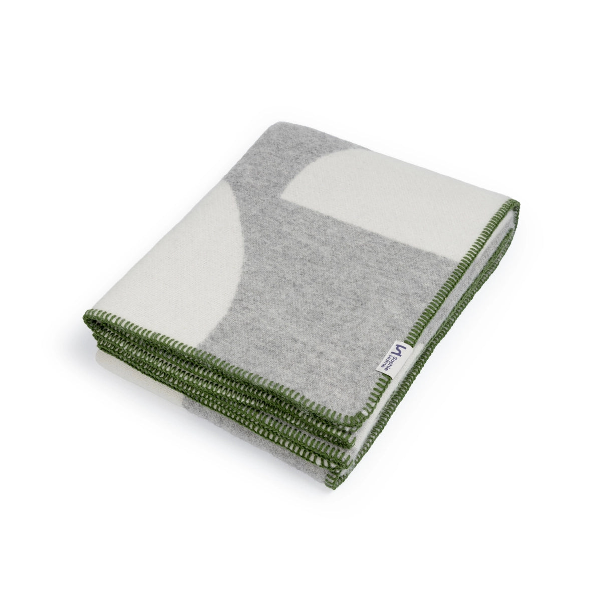 Wool Throw Blanket: Deko Grey
