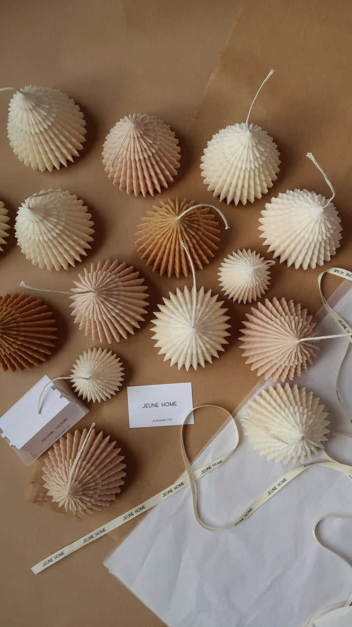 Origami Christmas Tree Candle