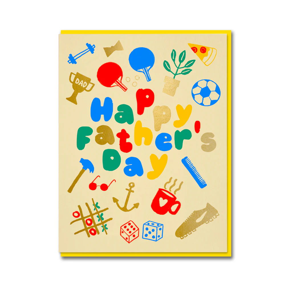 Happy Father's Day Bits Card