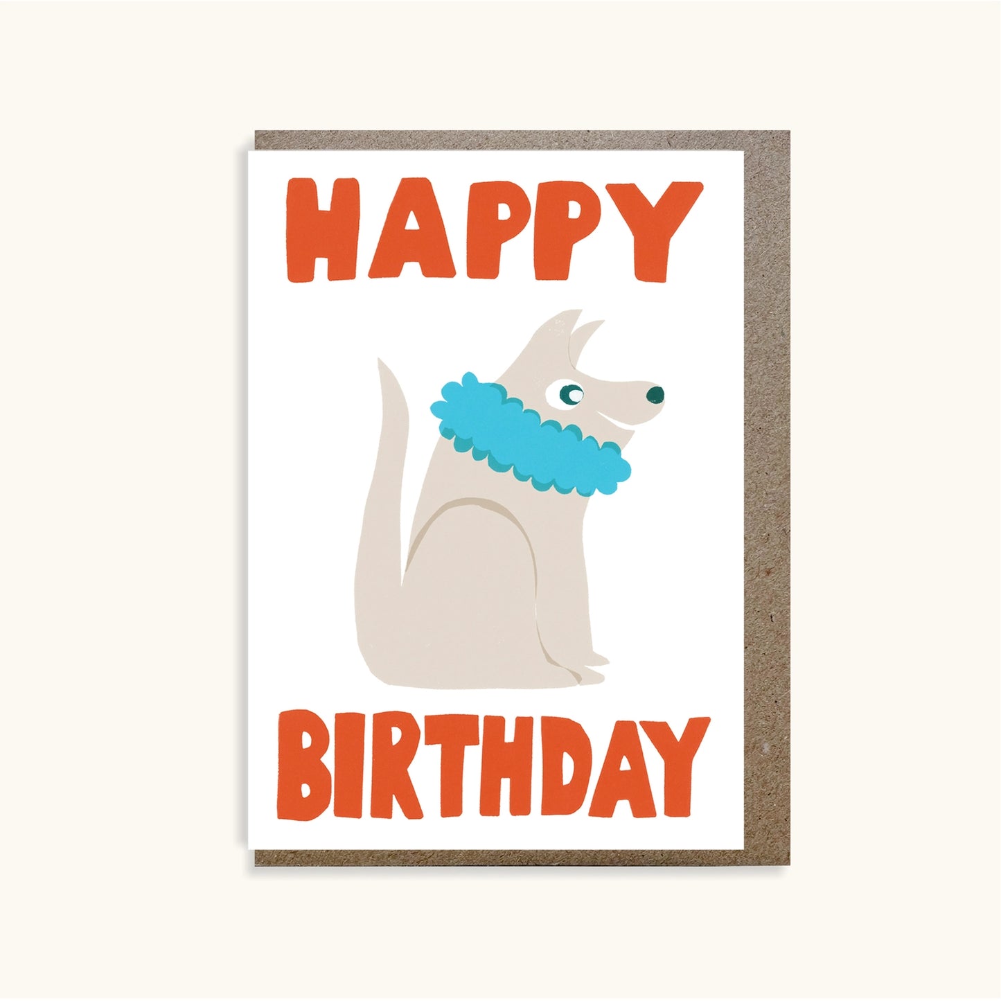 Sit Dog Happy Birthday Card