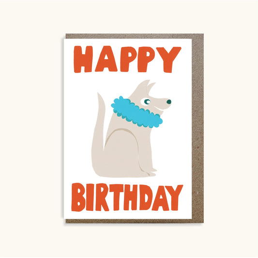 Sit Dog Happy Birthday Card