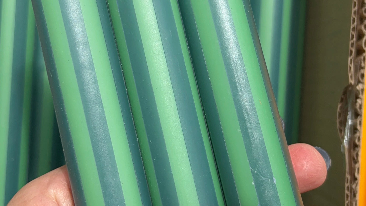 Pinstripe Candle
