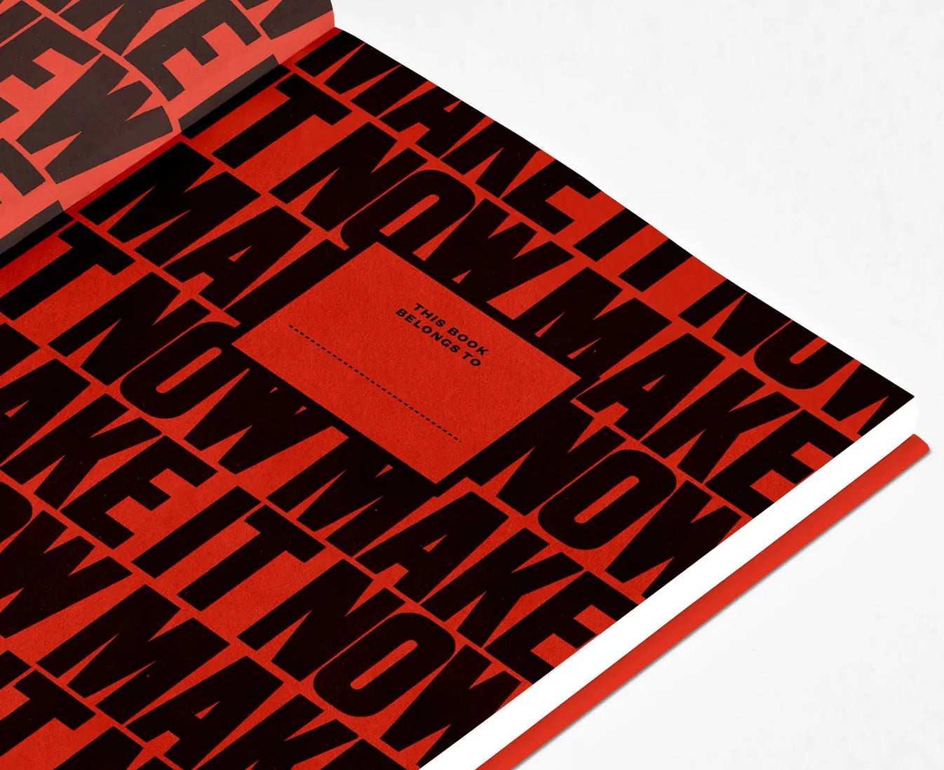 Make it Now, Make it New A5 Plain Notebook
