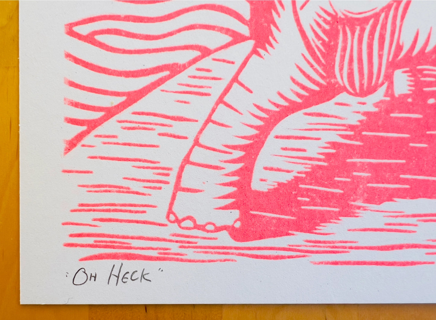 Oh Heck Riso Print