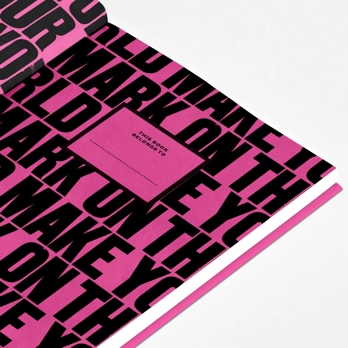 Make Your Mark on the World A5 Plain Notebook