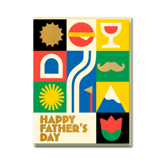 Father's Day Grid Card
