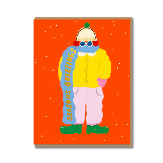 Bundled Up Greetings Card - Box Set of Eight