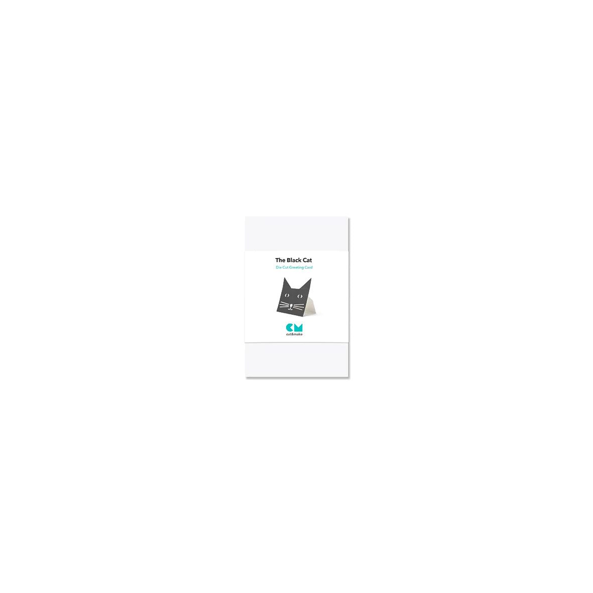 Cut & Make Black Cat Card