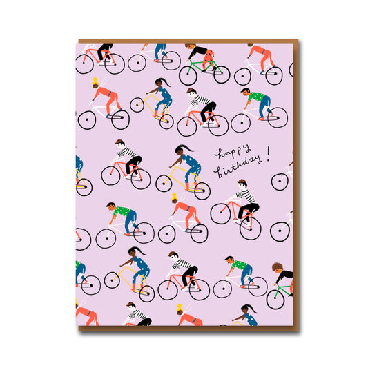 Cycle Gang Birthday Card