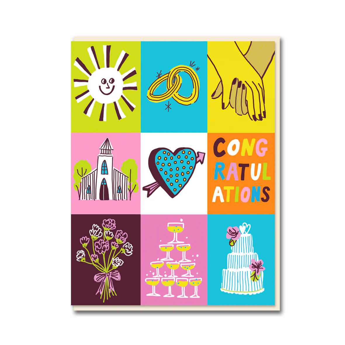 Wedding Day Congratulations Card