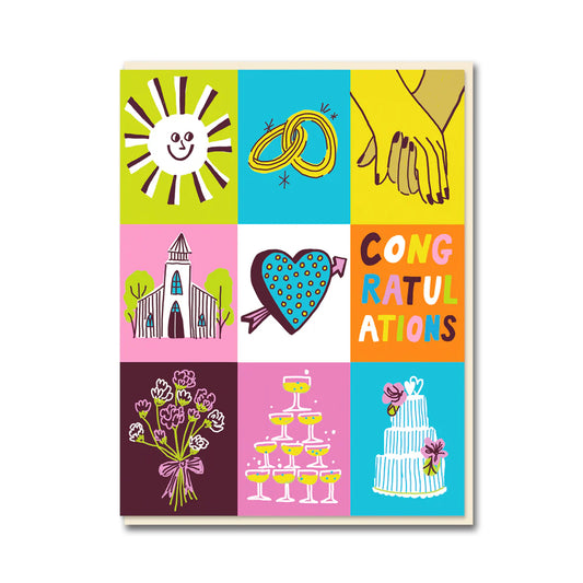 Wedding Day Congratulations Card