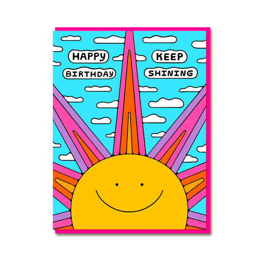 Keep Shining Greetings Card