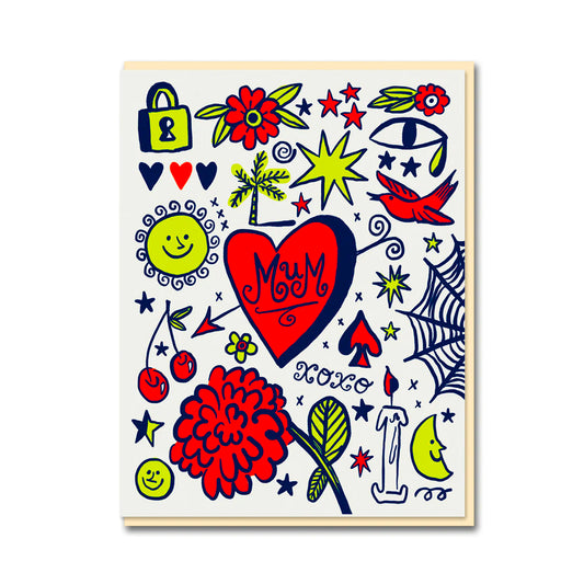 Tattoo Mum Card