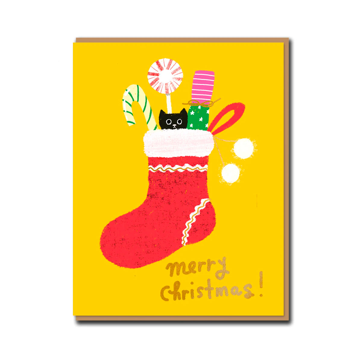 Merry Stocking -  Box of Christmas Eight Cards