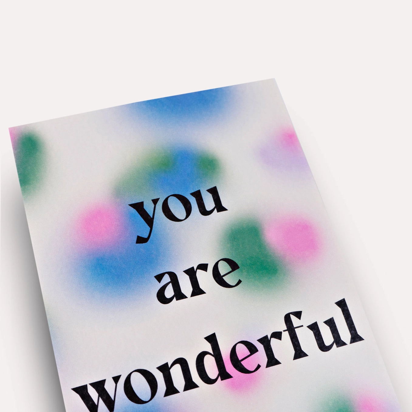 You Are Wonderful Gradient Card