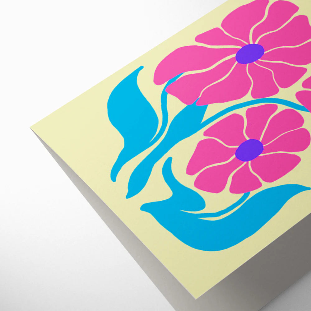 Chrysanthemun New Baby Card