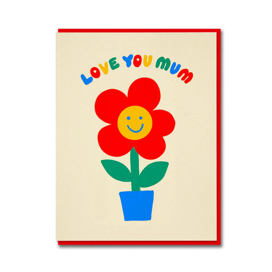 Flowerpot Mum Card