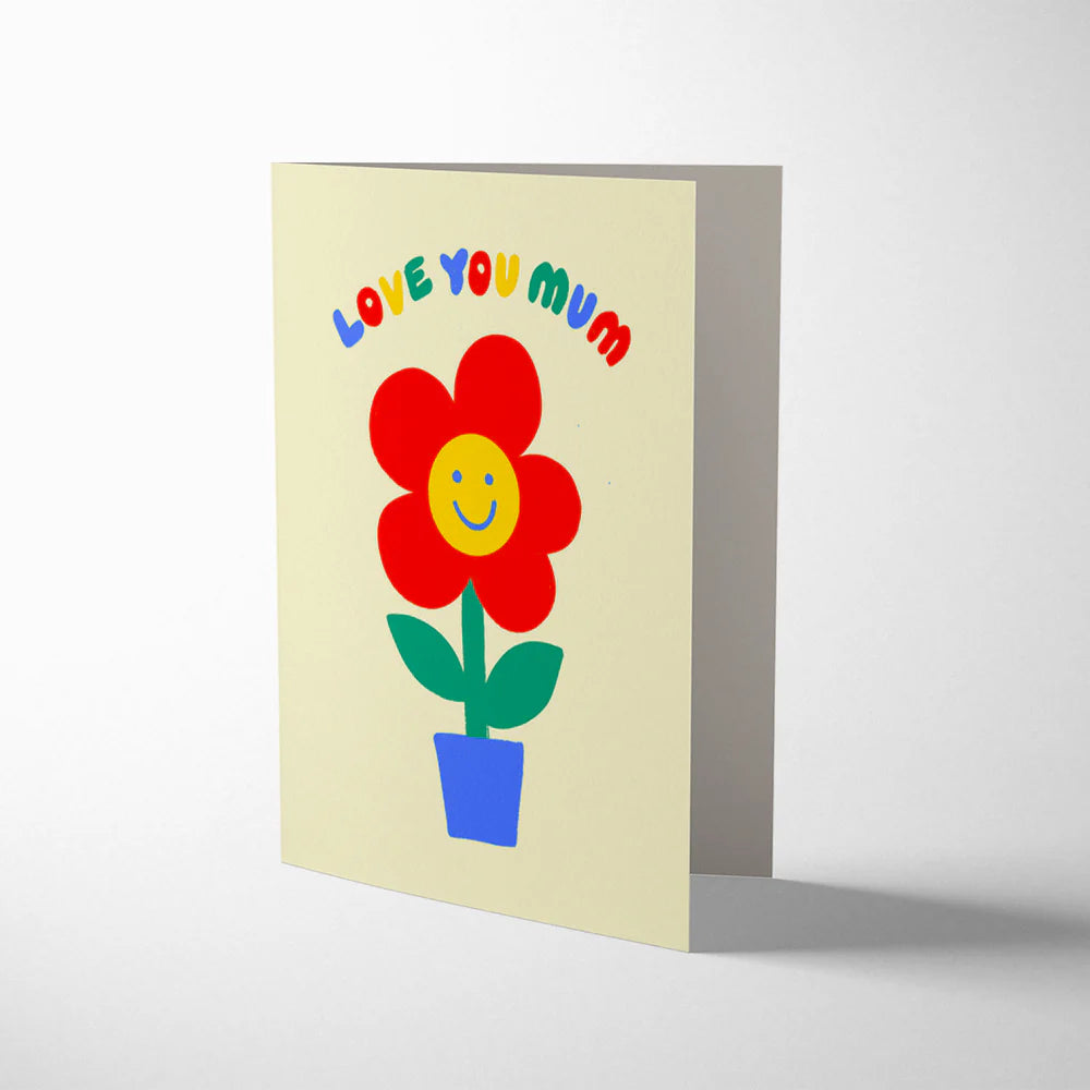 Flowerpot Mum Card