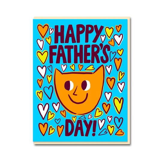 Happy Father's Day Cat Card