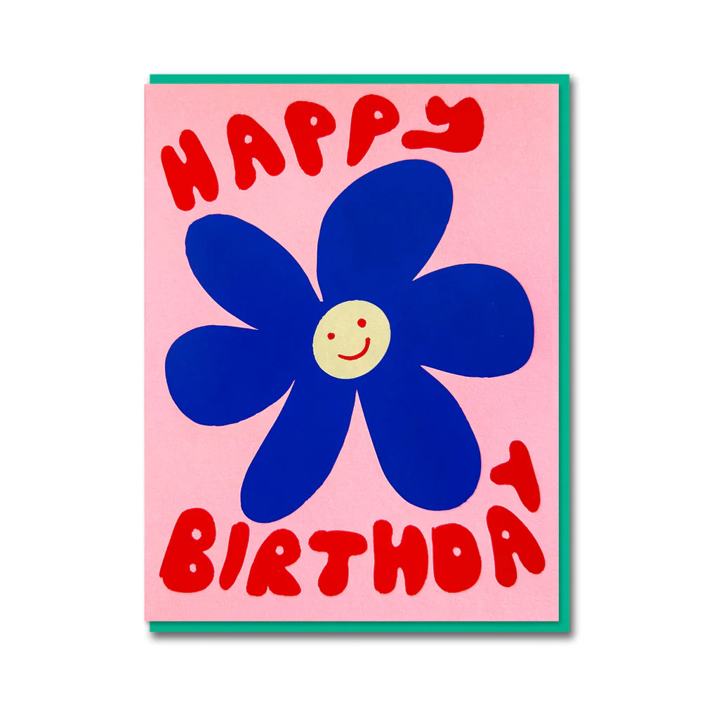 Joyful Birthday Flower Card