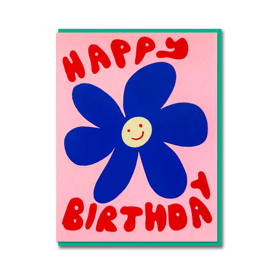 Joyful Birthday Flower Card