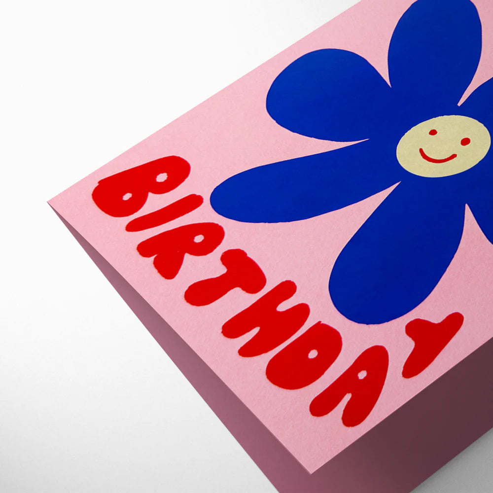 Joyful Birthday Flower Card