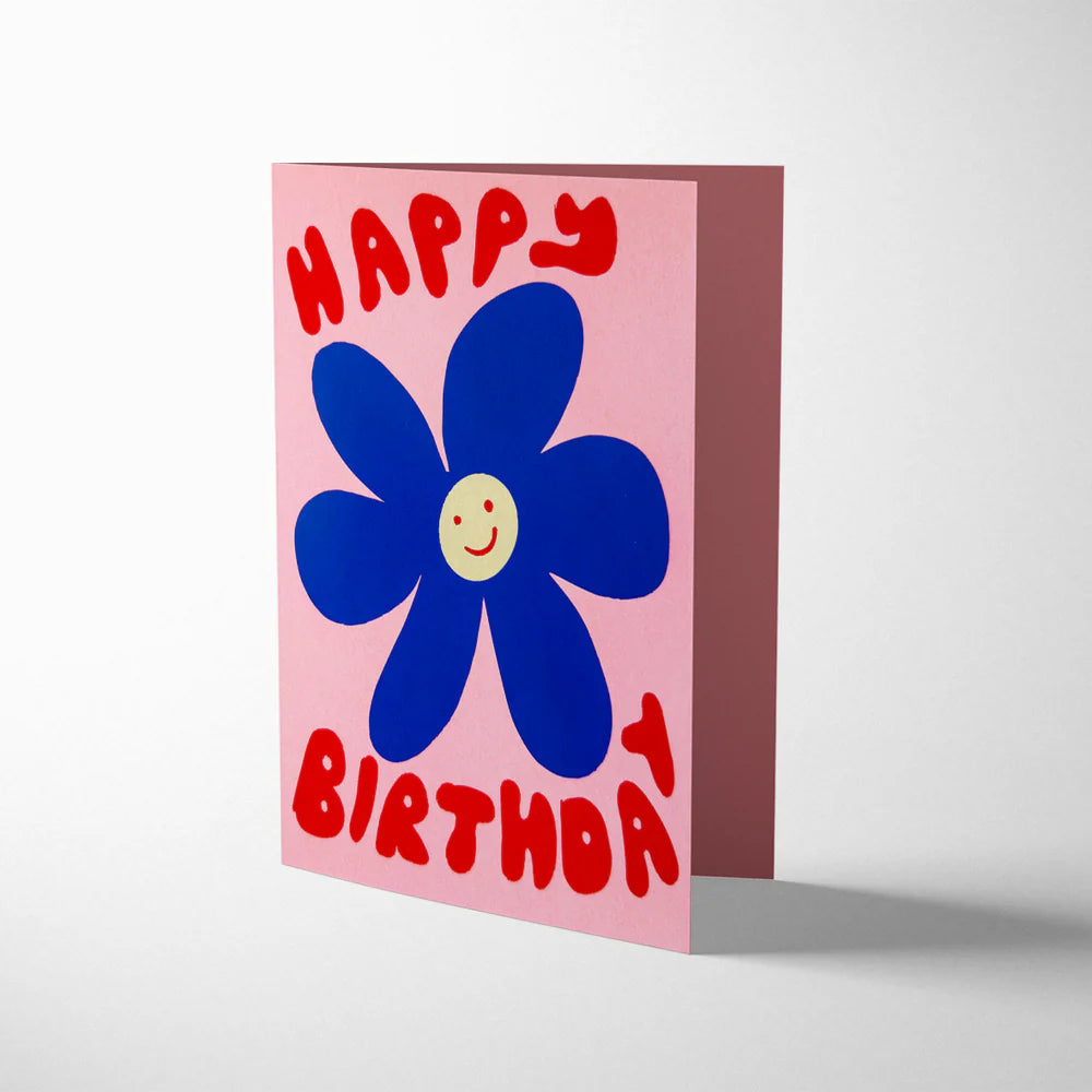 Joyful Birthday Flower Card