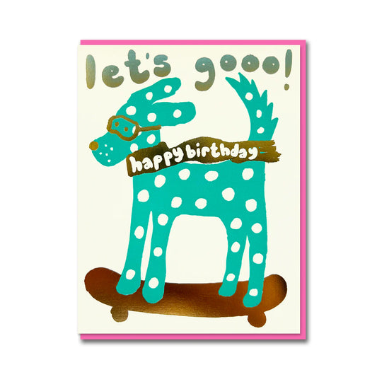 Let's Gooo! Happy Birthday Card