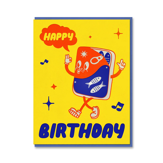 The Toonies: Tinned Fish Birthday Card