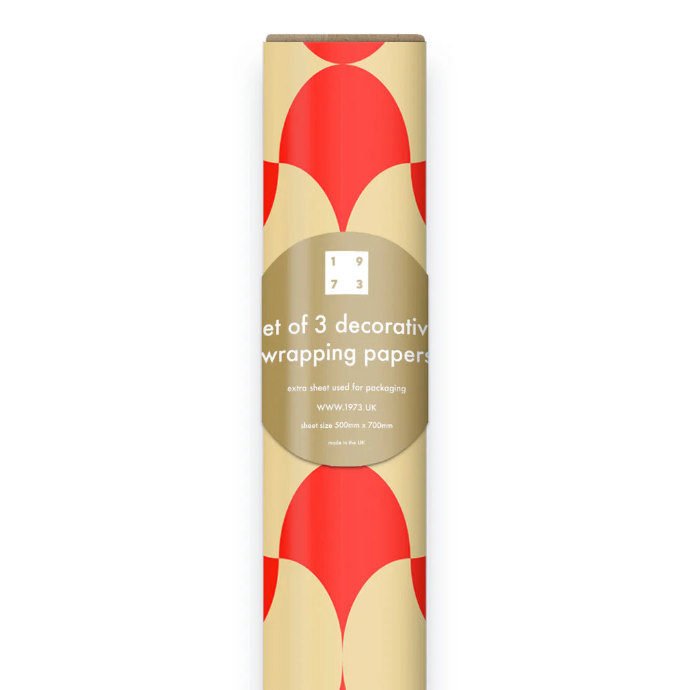 Grafika Semi-Circles Wrap 3 x Sheets on a Roll