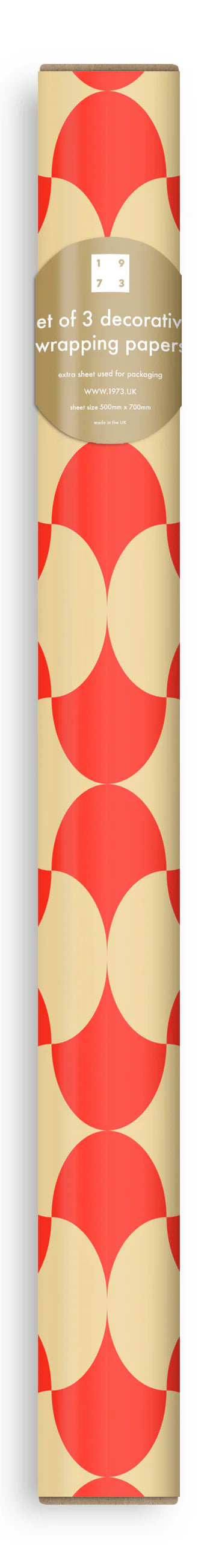 Grafika Semi-Circles Wrap 3 x Sheets on a Roll