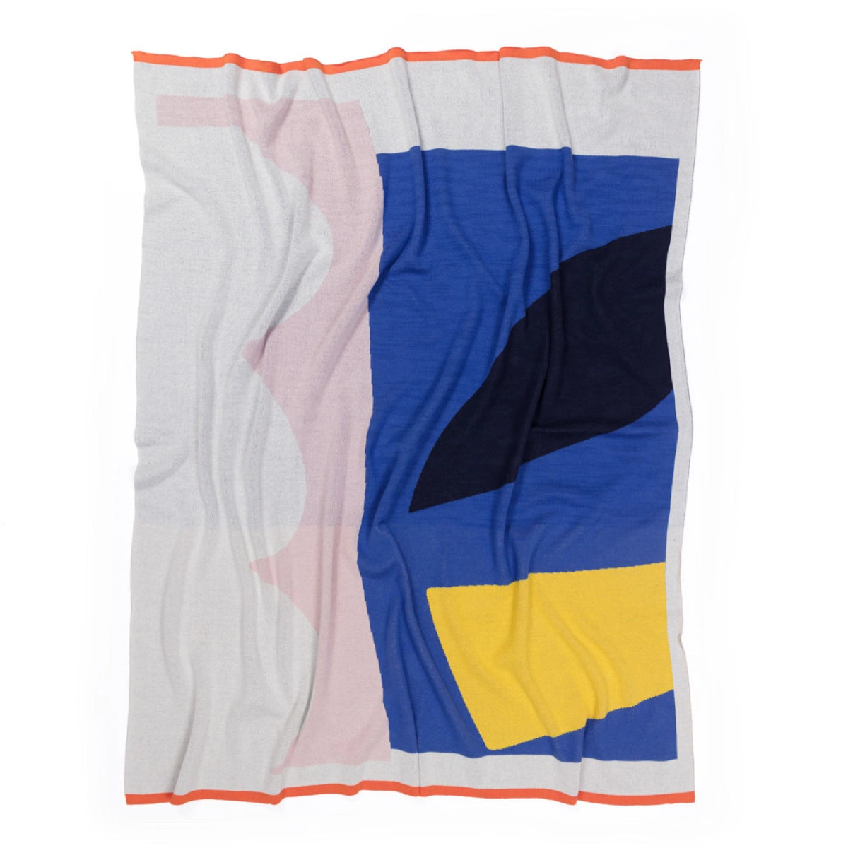 Orbi Cobalt Cotton Throw