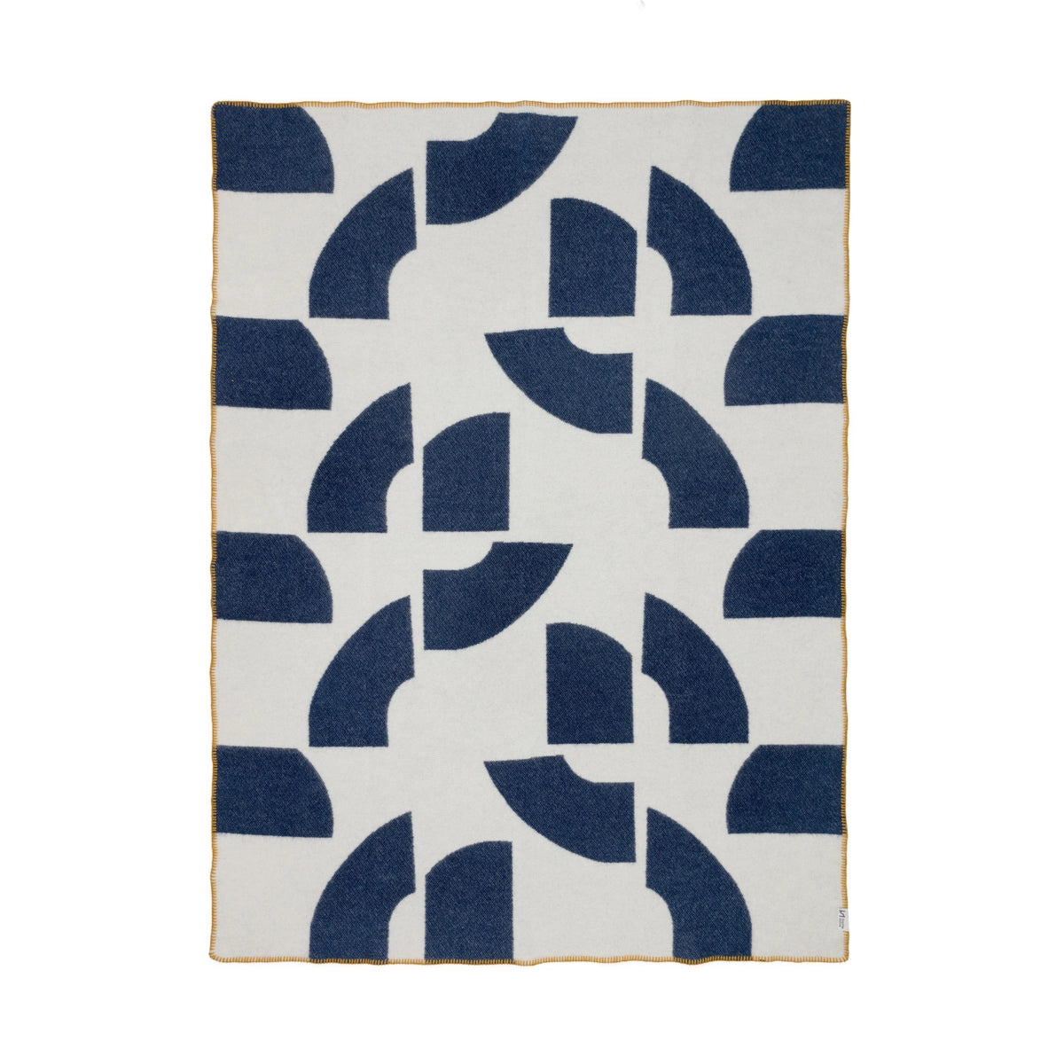Wool Throw Blanket: Deko Navy
