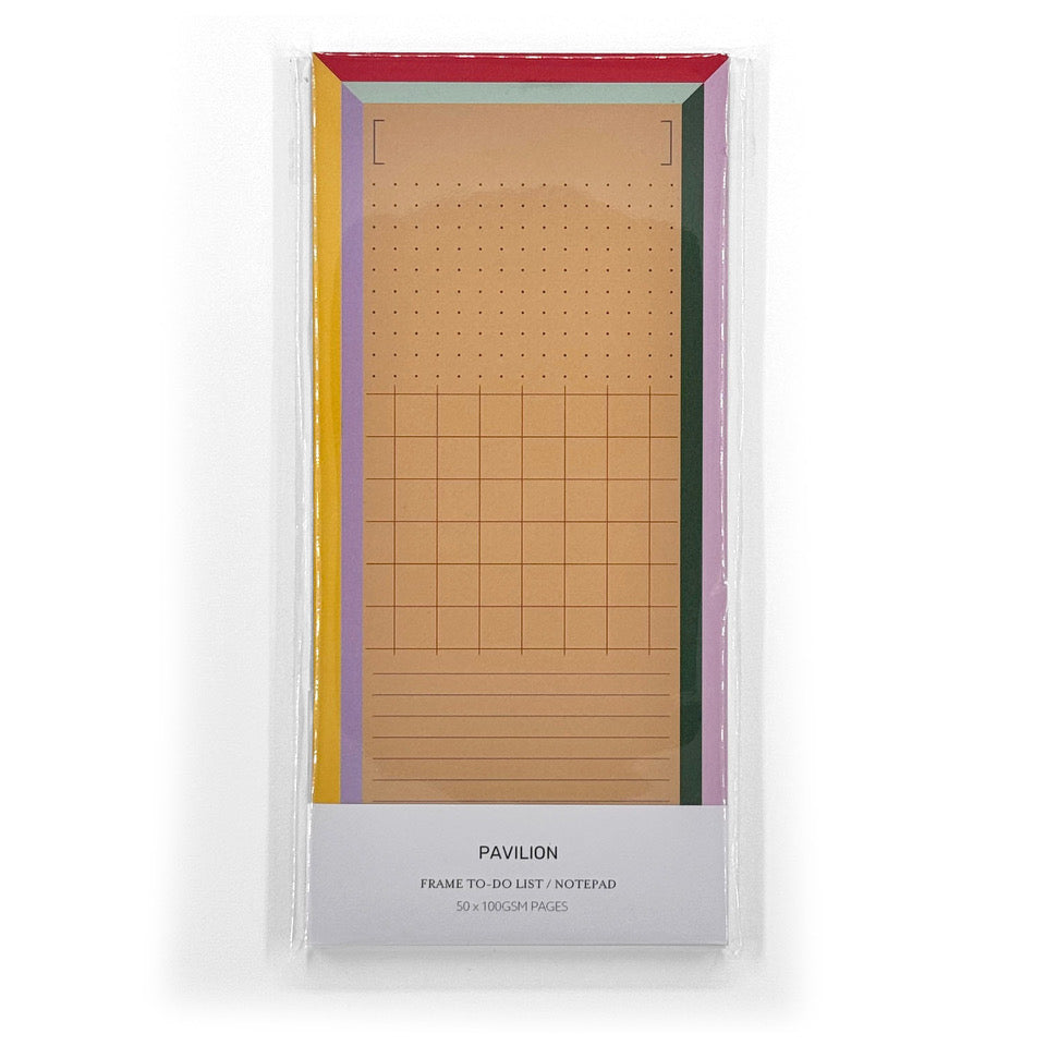 Frame Grid Dots Lined To-Do List Notepad