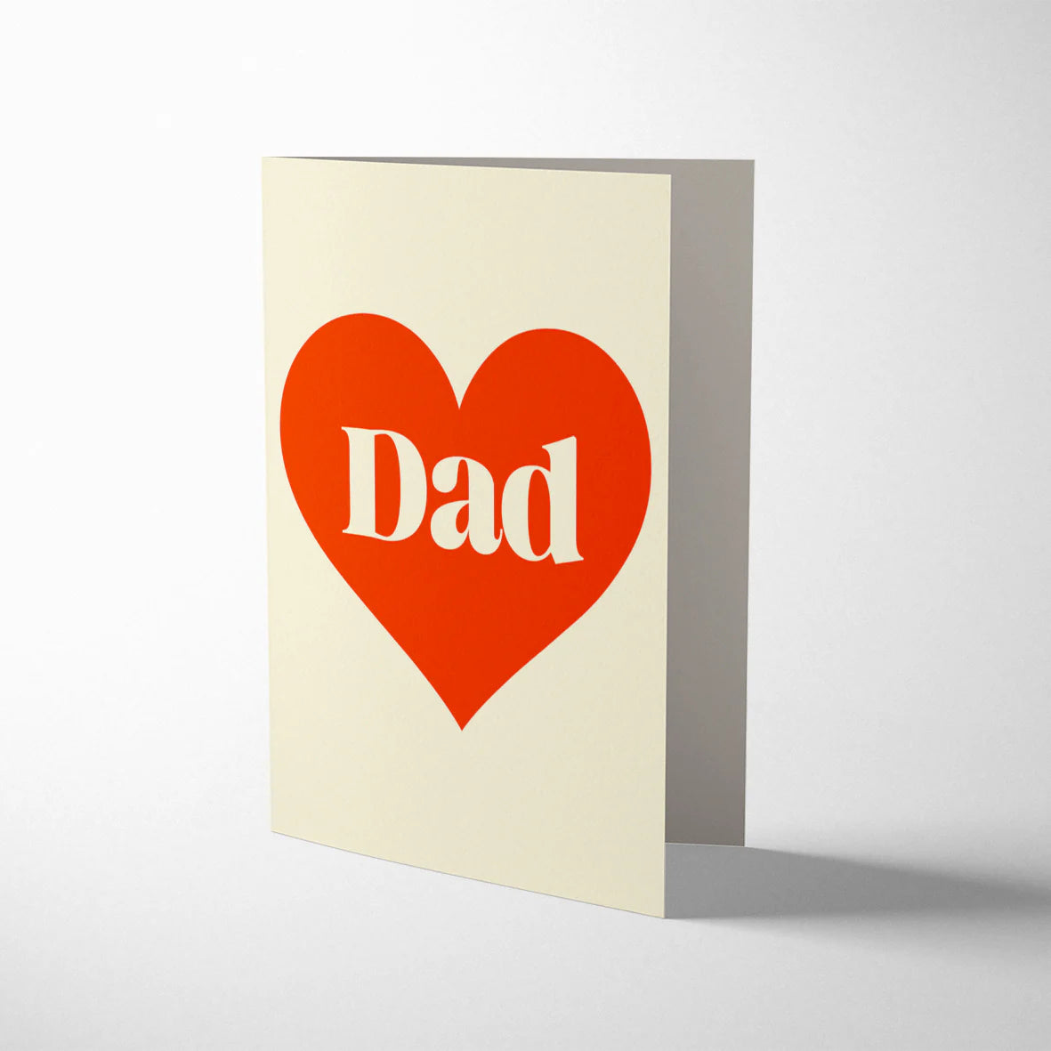 Serif. Love Dad Card