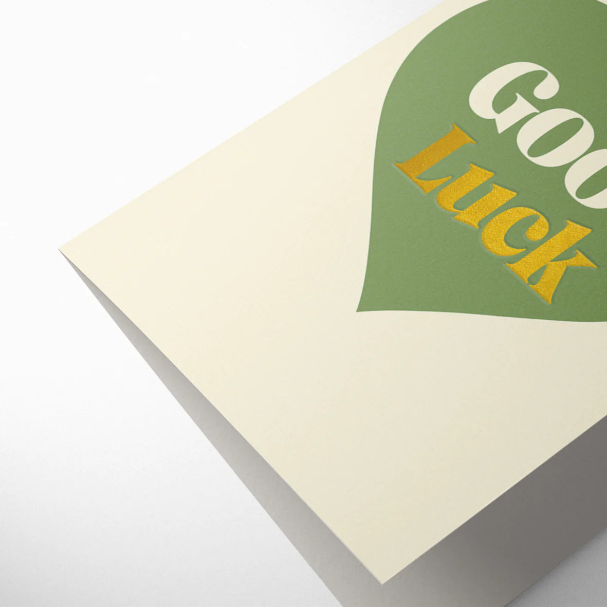 Good Luck Heart Card