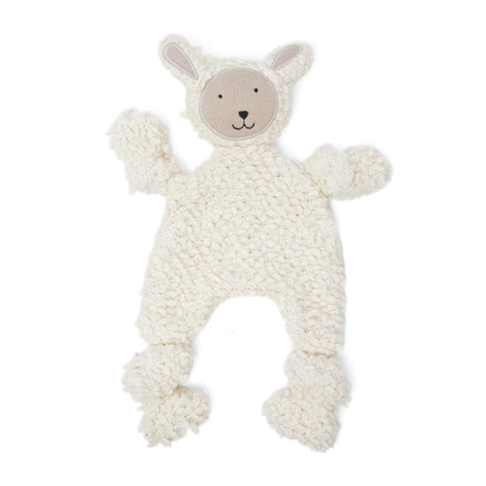 Cotton Knit Baby Comforter Cuddle Cloth - Sheep
