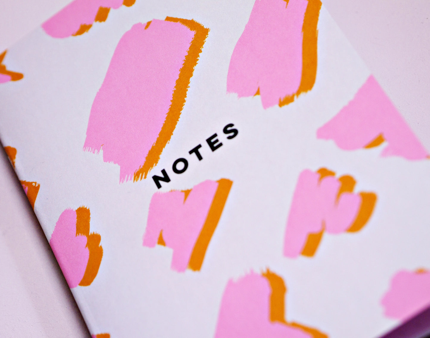 Pink Mustard Animal 44 Page Notebook